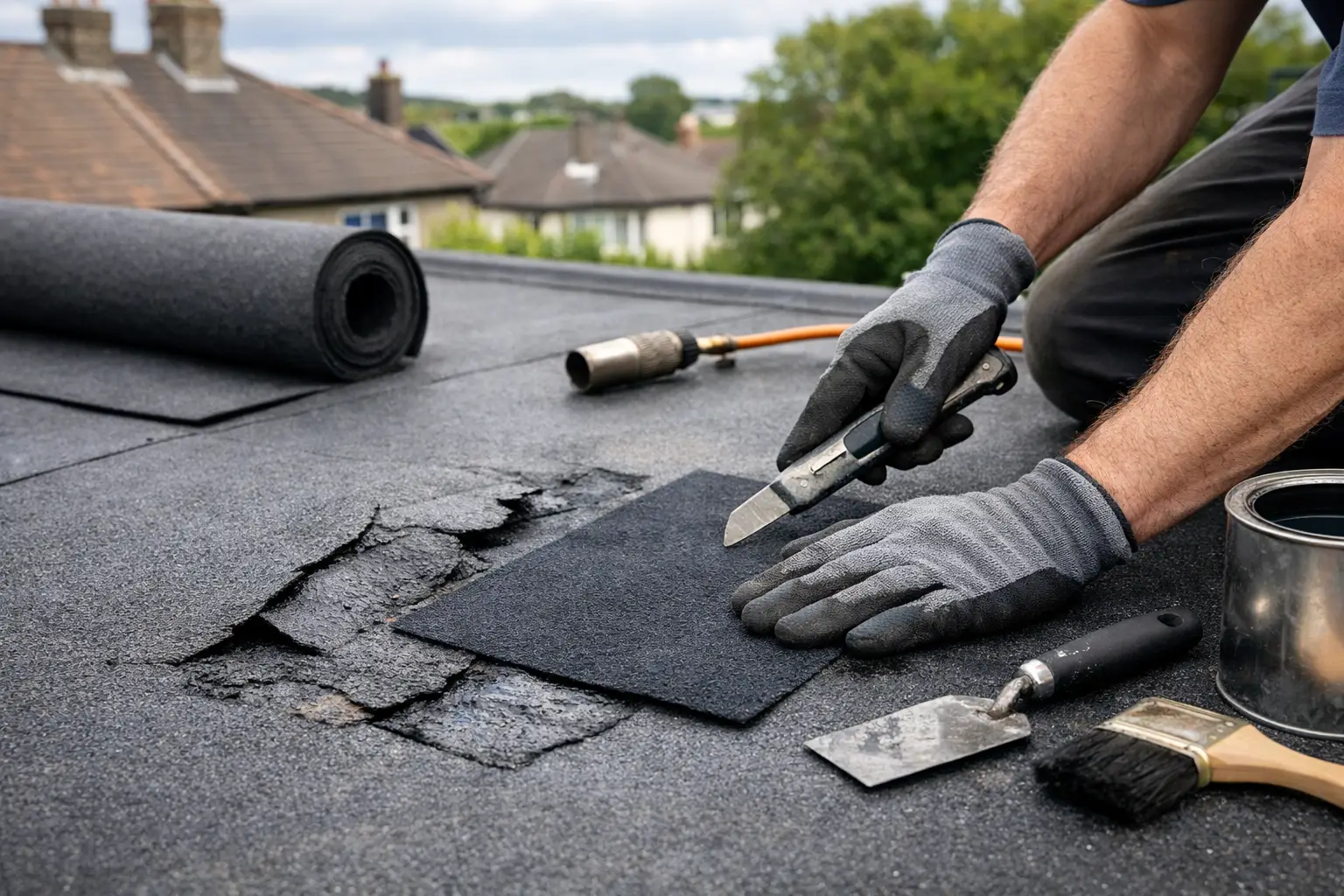 Can Roofing Felt Be Repaired?