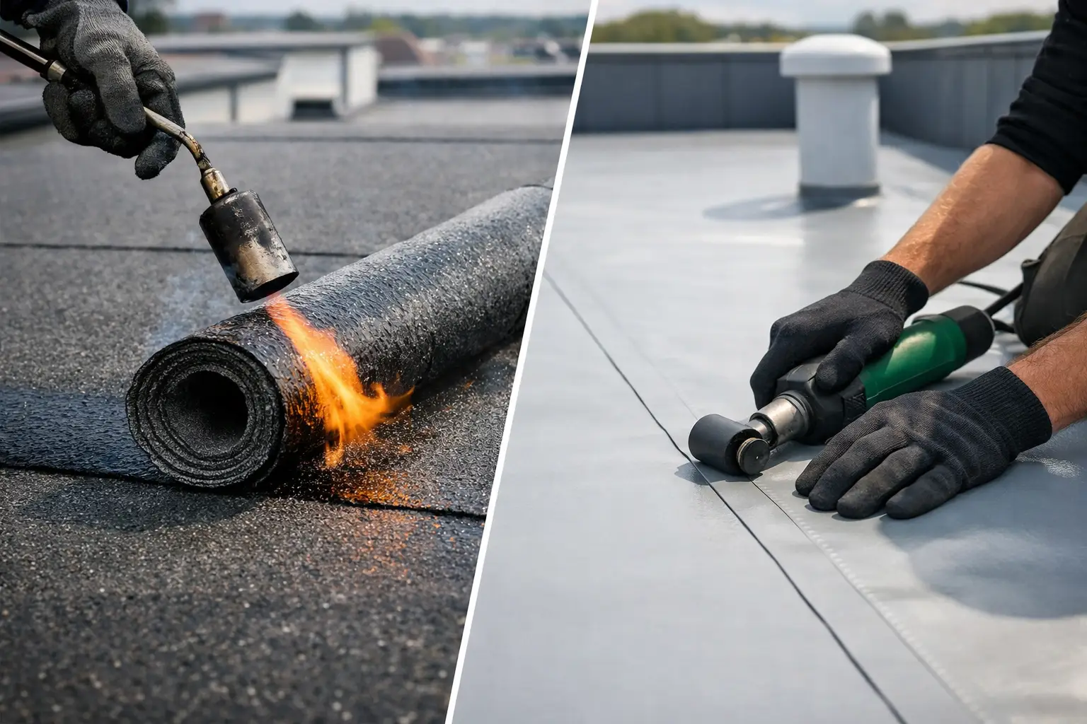 Felt Roofing Versus Membrane Systems Compared